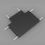 CY T CONNECTOR BK PVC&Copper 60*45*5mm