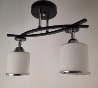 QH A2445/2 BK+CH E27