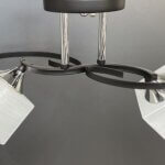 QH A2581/2 BK+CR E27