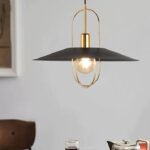 JH-49 BK+GD E27 D40*H30cm