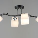 QH N6106/4 BK+CR E27